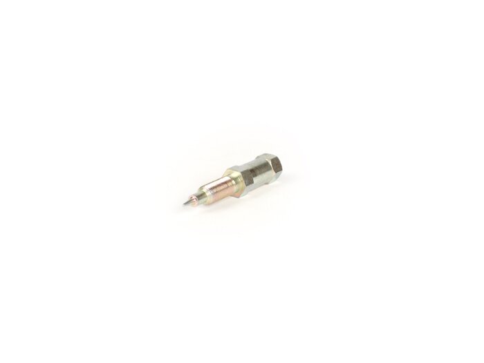 Fuel/air mixture screw -DELLORTO- SI20/20D, SI24/24E, SI24/24H - thread M5 x 0.50mm - thin pin (Ø=0.65mm) - type Vespa PX with Allen screw