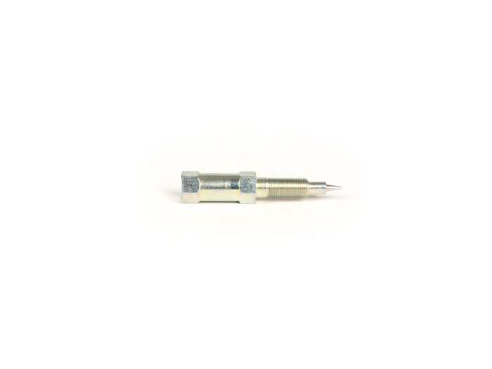 Fuel/air mixture screw -DELLORTO- SI20/20D, SI24/24E, SI24/24H - thread M5 x 0.50mm - thin pin (Ø=0.65mm) - type Vespa PX with Allen screw
