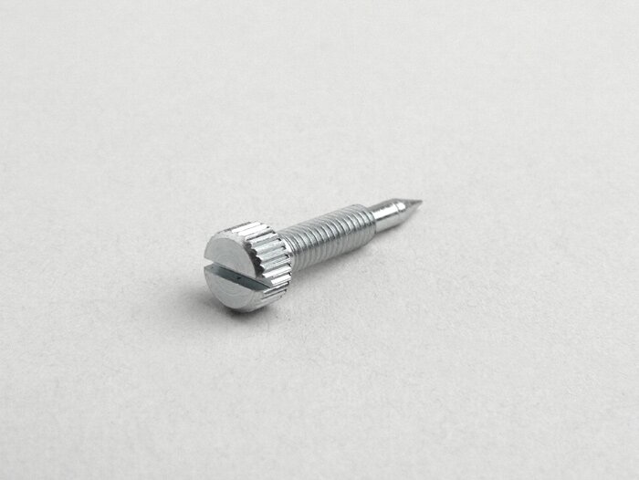 Fuel/air mixture screw -DELLORTO- SHB, SHBC - thread M4 x 0.75mm, l=27mm, thick tip
