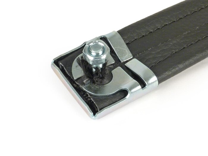 Cintura di sicurezza -NISA- Vespa V50, PV, ET3, PX, Rally, Sprint - Nero - usato per panca Corsa