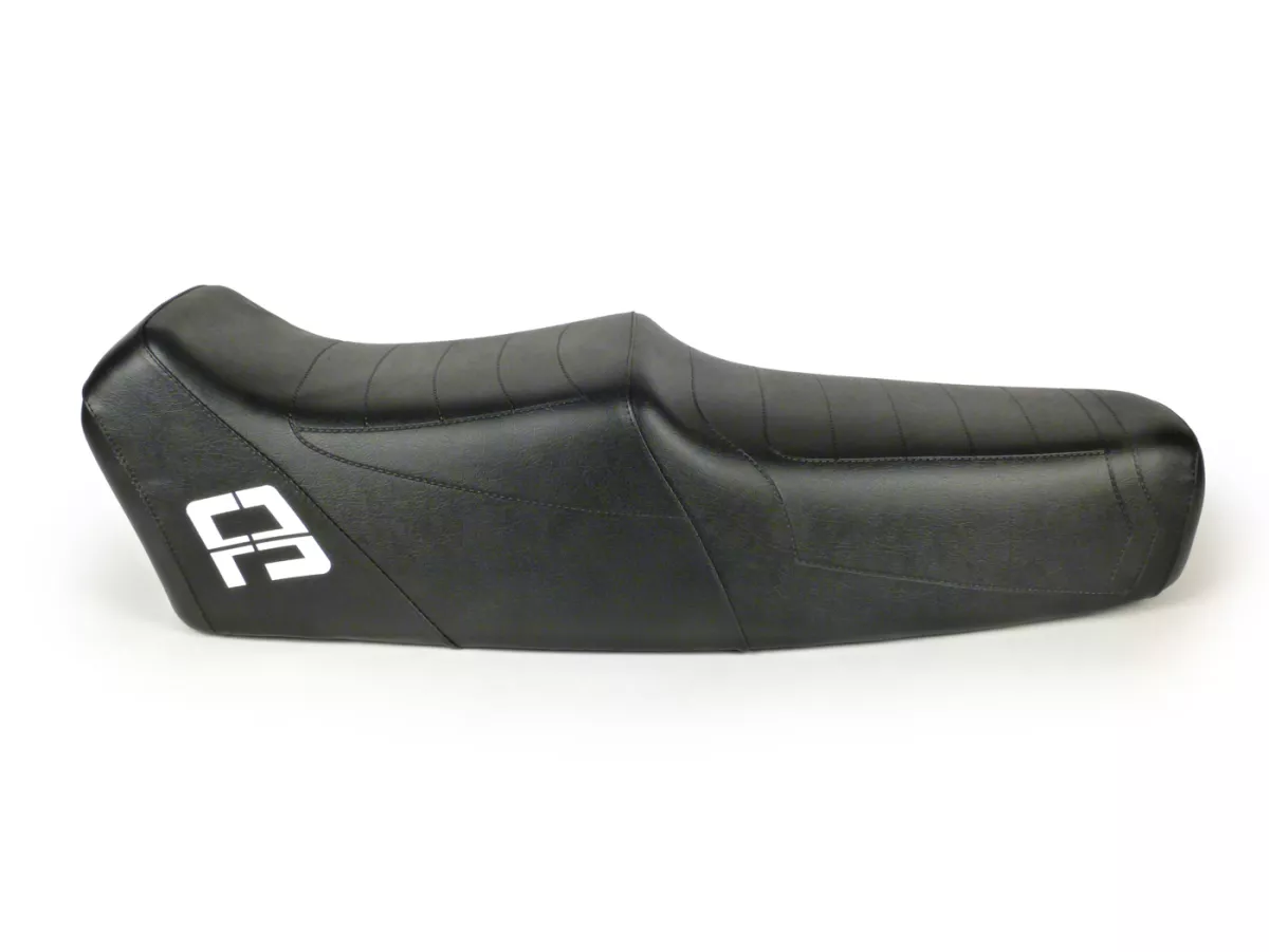 Sedile a gradini -F3 (Yankee Replica)- Vespa PX - Nero