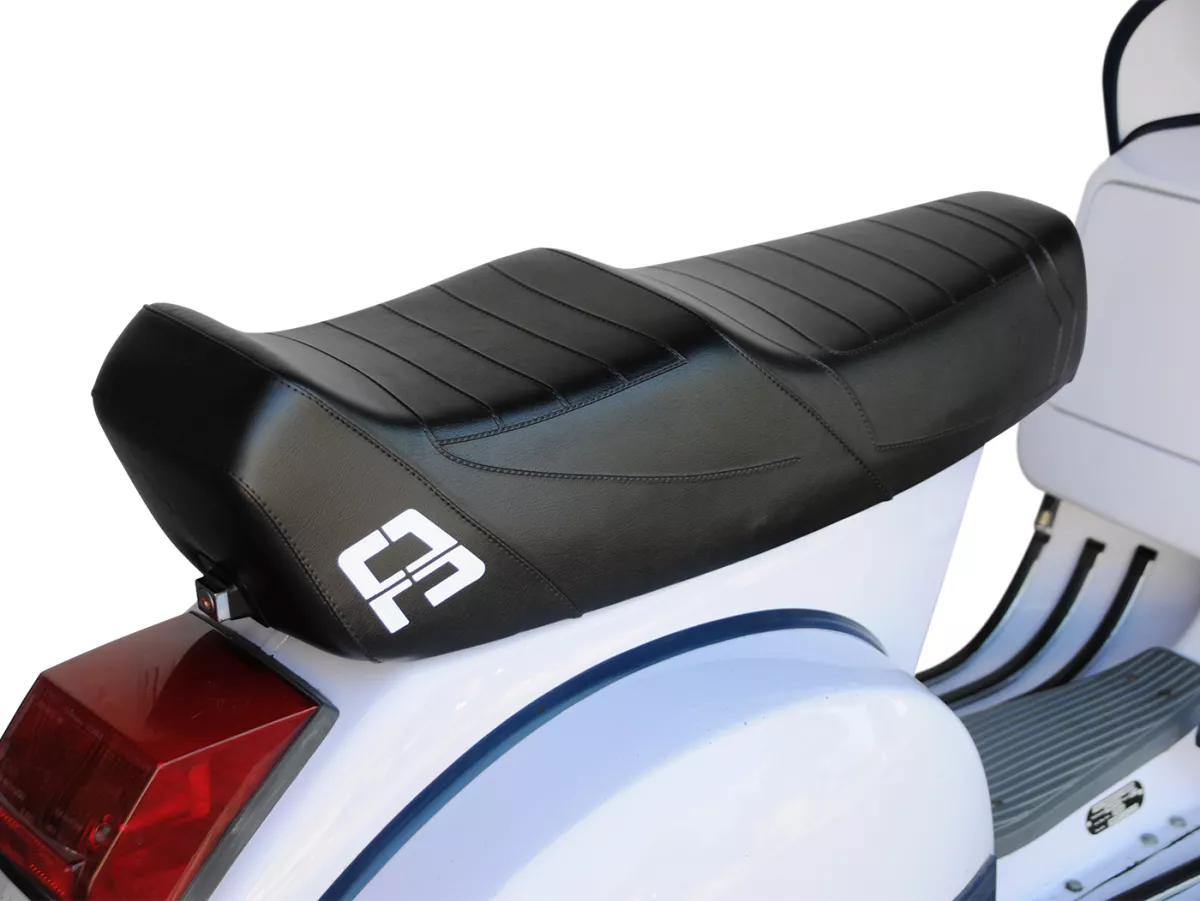 Sedile a gradini -F3 (Yankee Replica)- Vespa PX - Nero