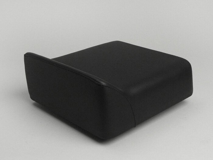 Cojín de asiento con fijación al respaldo -SELLERIA TREZZI- Vespa Wideframe VM, VN, VL, VB, VU - negro