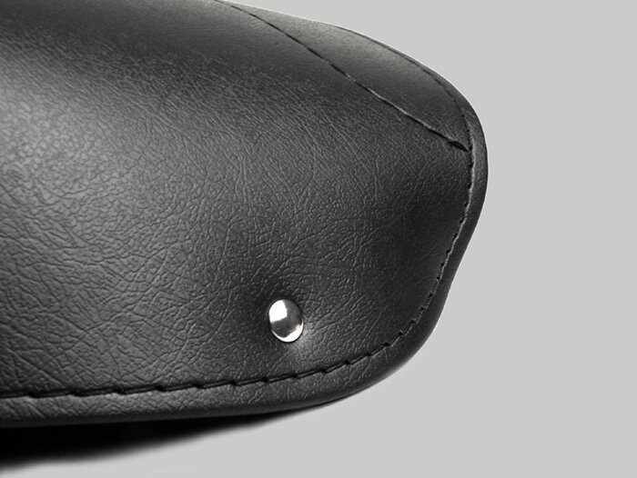 Zadelhoes - Zadelhoes -(24.5cm afstand tussen gaten) -PIAGGIO- Vespa 125 VNA1T, VNA2T, VNB1 tot VNB6, Vespa 150 VB1T, VBA1T, VBB1, VBB2 - Donkerblauw