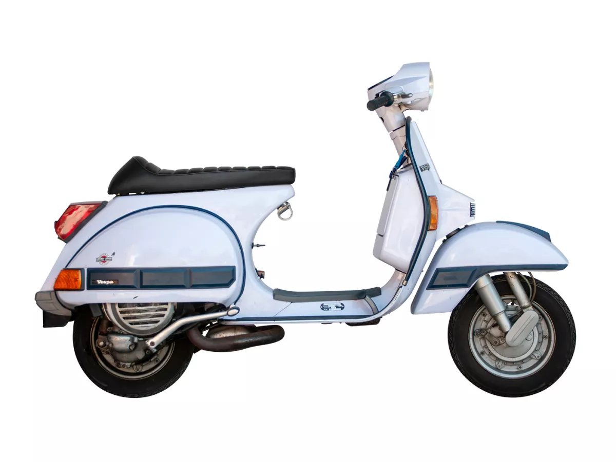 Sits -FASTBACK 2.0- Vespa PX - Svart