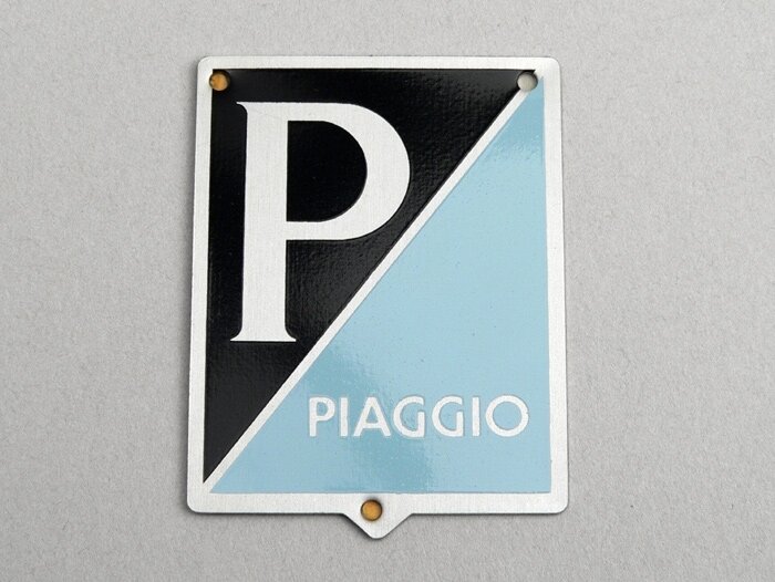 Insigne descente de klaxon -QUALITÉ OEM- Vespa Piaggio rectangulaire - Vespa 125 VNA