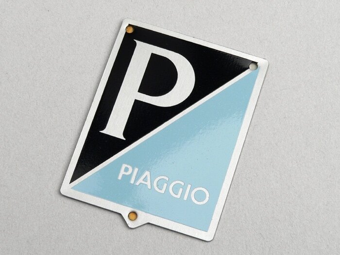 Insigne descente de klaxon -QUALITÉ OEM- Vespa Piaggio rectangulaire - Vespa 125 VNA