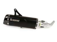 Pot d’échappement -AKRAPOVIC slip on inox Black Edition 2020- Vespa GTS125 (2009-2016), GTS250 (2005-2013), GTS300 (2008-) - GTS125 (ZAPM455), GTS/GTV 250 (ZAPM451), GTS/GTV 300 (ZAPM454), GTS 300 HPE (ZAPMA3600), GTS 300 Supertech (ZAPMA3600), GTS300 HPE