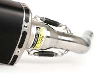 Pot d’échappement -AKRAPOVIC slip on inox Black Edition 2020- Vespa GTS125 (2009-2016), GTS250 (2005-2013), GTS300 (2008-) - GTS125 (ZAPM455), GTS/GTV 250 (ZAPM451), GTS/GTV 300 (ZAPM454), GTS 300 HPE (ZAPMA3600), GTS 300 Supertech (ZAPMA3600), GTS300 HPE