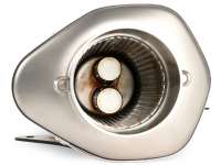 Pot d’échappement -AKRAPOVIC slip on inox Black Edition 2020- Vespa GTS125 (2009-2016), GTS250 (2005-2013), GTS300 (2008-) - GTS125 (ZAPM455), GTS/GTV 250 (ZAPM451), GTS/GTV 300 (ZAPM454), GTS 300 HPE (ZAPMA3600), GTS 300 Supertech (ZAPMA3600), GTS300 HPE