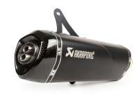 Pot d’échappement -AKRAPOVIC slip on inox Black Edition 2020- Vespa GTS125 (2009-2016), GTS250 (2005-2013), GTS300 (2008-) - GTS125 (ZAPM455), GTS/GTV 250 (ZAPM451), GTS/GTV 300 (ZAPM454), GTS 300 HPE (ZAPMA3600), GTS 300 Supertech (ZAPMA3600), GTS300 HPE