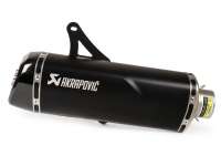 Pot d’échappement -AKRAPOVIC slip on inox Black Edition 2020- Vespa GTS125 (2009-2016), GTS250 (2005-2013), GTS300 (2008-) - GTS125 (ZAPM455), GTS/GTV 250 (ZAPM451), GTS/GTV 300 (ZAPM454), GTS 300 HPE (ZAPMA3600), GTS 300 Supertech (ZAPMA3600), GTS300 HPE