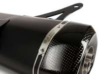 Pot d’échappement -AKRAPOVIC slip on inox Black Edition 2020- Vespa GTS125 (2009-2016), GTS250 (2005-2013), GTS300 (2008-) - GTS125 (ZAPM455), GTS/GTV 250 (ZAPM451), GTS/GTV 300 (ZAPM454), GTS 300 HPE (ZAPMA3600), GTS 300 Supertech (ZAPMA3600), GTS300 HPE