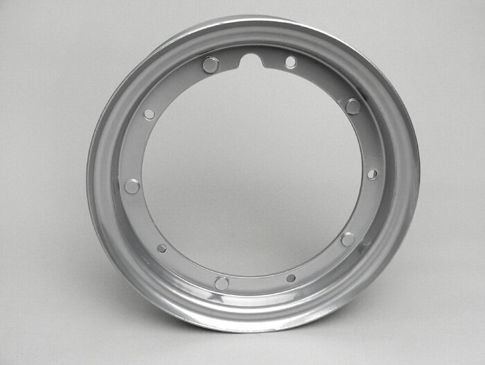 Wiel -OEM KWALITEIT, 2.50-10 inch, staal- Vespa (Type Cosa / SKR) - Grijs