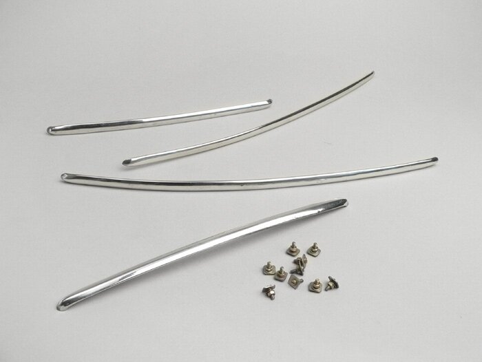 Trimlister -OEM KVALITET- Vespa Sprint150 (VLB1T), GT125 (VNL2T), GTR125 (VNL2T), Super125/150 (VNC, VBC), SS180 (VSC1T) - Aluminium