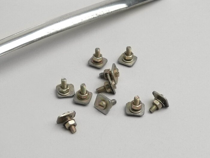 Trimlister -OEM KVALITET- Vespa Sprint150 (VLB1T), GT125 (VNL2T), GTR125 (VNL2T), Super125/150 (VNC, VBC), SS180 (VSC1T) - Aluminium