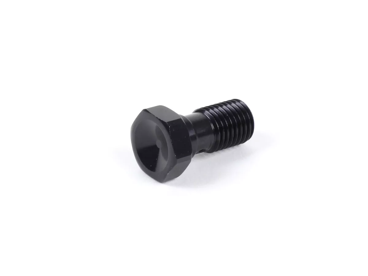Tornillo banjo latiguillo de freno -M10 x 1.25- aluminio - negro
