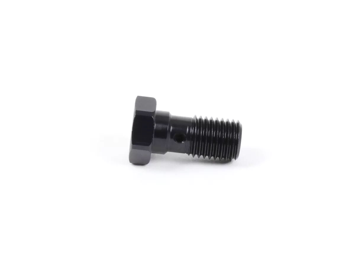 Tornillo banjo latiguillo de freno -M10 x 1.25- aluminio - negro