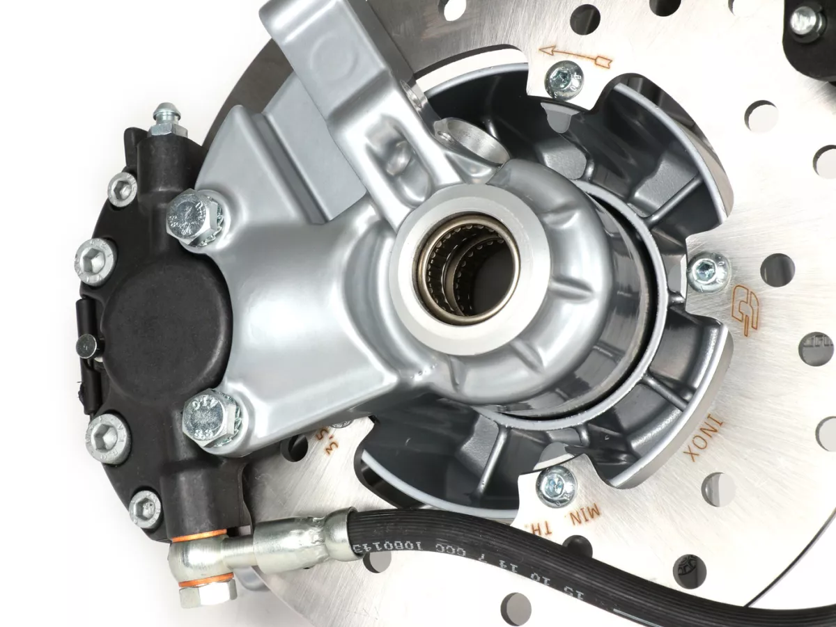 Disc brake set -GRIMECA Disc (star shaped) Ø=20mm- Vespa PX (since 1982), T5 125cc, PK XL - semi hydraulic