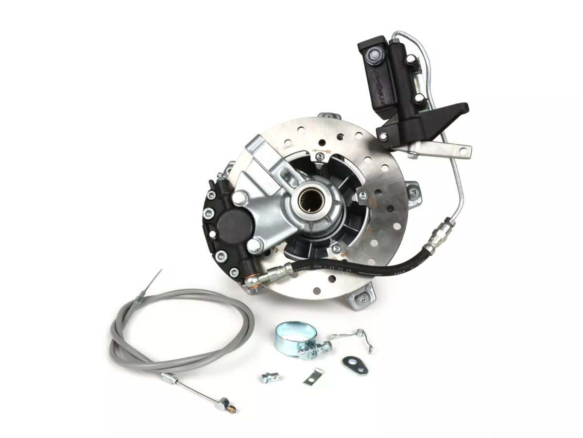 Disc brake set -GRIMECA Disc (star shaped) Ø=20mm- Vespa PX (since 1982), T5 125cc, PK XL - semi hydraulic