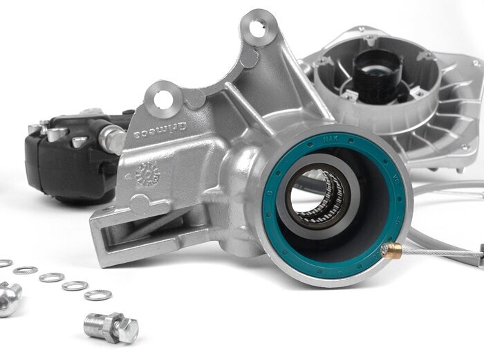 Schijfremset -GRIMECA Classic NT Ø=20mm- Vespa PX (vanaf 1982), T5 125cc, PK XL - semi-hydraulisch - Zilver
