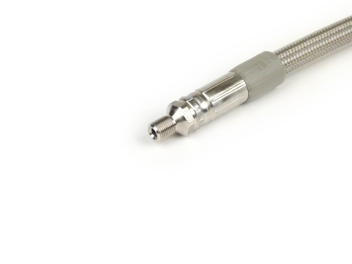 Remleiding -SPIEGLER MODULAR (zonder koppelingen)- Vespa, Lambretta - Zilver - 1400mm