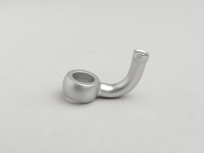 Hydraulic brake hose banjo -SPIEGLER- silver - 90°