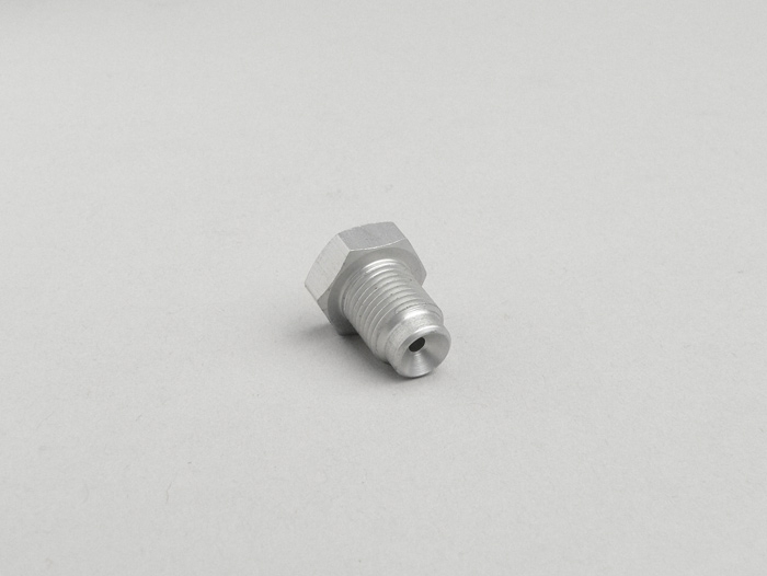Hydraulic brake hose banjo -SPIEGLER- silver - direct connection (M10 x 1,0)