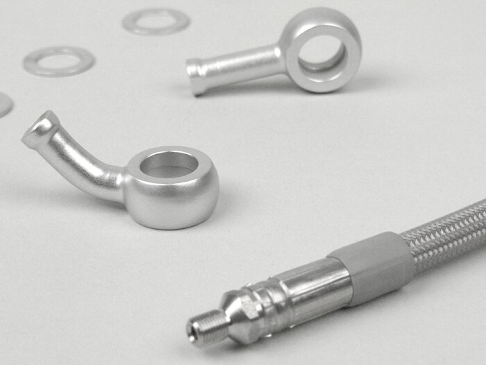 Tubo freno -SPIEGLER MODULAR- Vespa (semi-idraulico) - 500mm - Argento