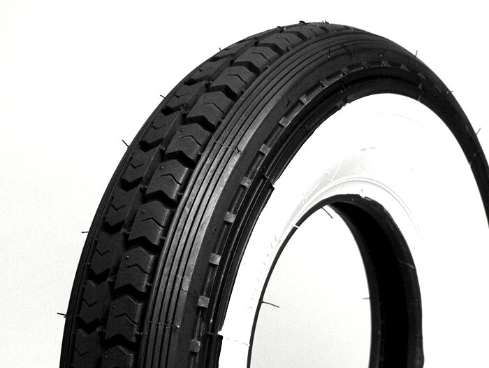 Reifen -CONTINENTAL Weisswand LB- 3.50 - 8 Zoll TT 46J