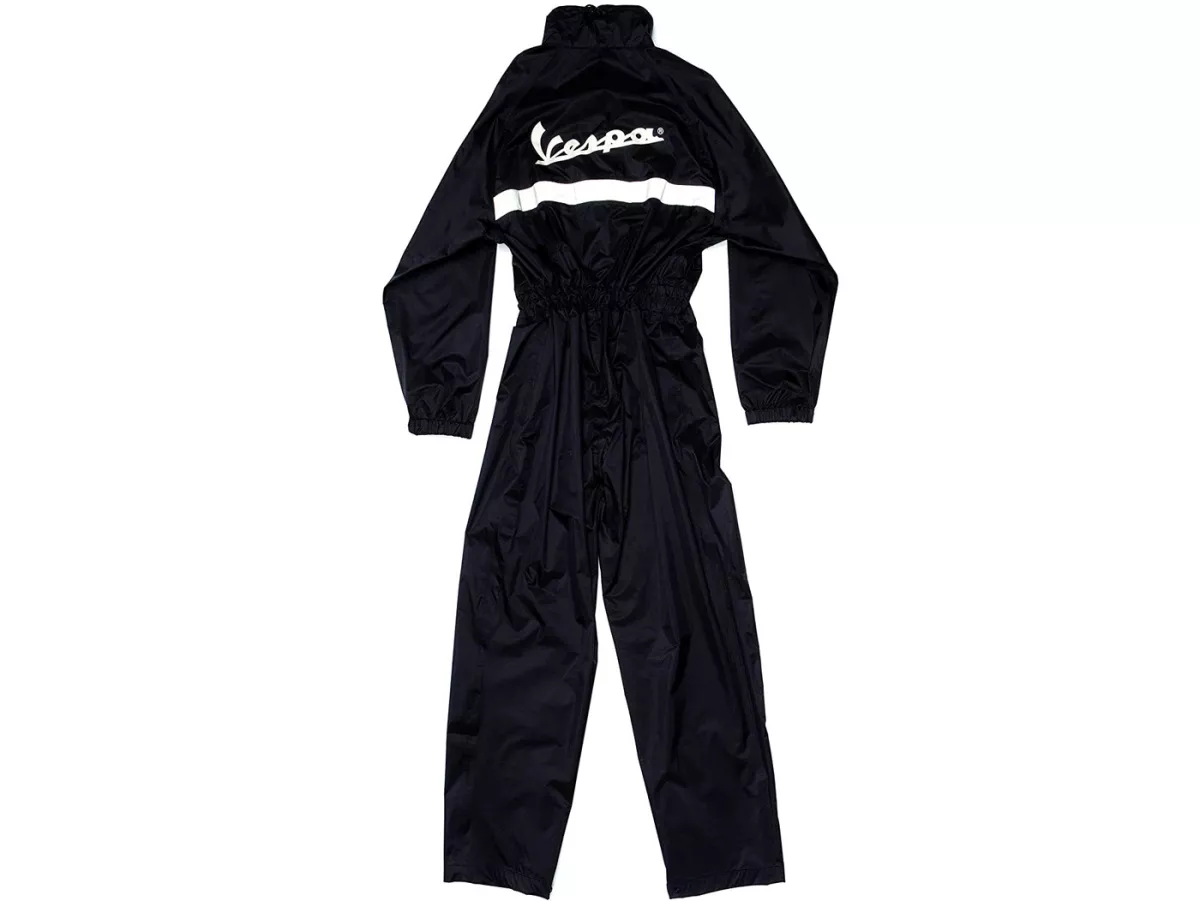 Regenoverall -VESPA- zwart - S
