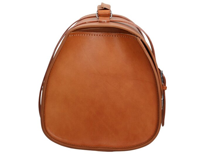 Leather top bag -PIAGGIO- brown - Vespa Primavera 50 (ZAPC53100, ZAPC53200), Vespa Primavera 125 (ZAPM81100), Vespa Primavera 150 (ZAPM81200), Vespa Sprint 50 (ZAPC53101, ZAPC53201), Vespa Sprint 125 (RP8M82111, ZAPM81300, ZAPM81301)