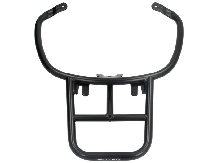 Topcase support rear -PIAGGIO- Vespa Primavera 50 (ZAPC53100, ZAPC53200), Vespa Primavera 125 (ZAPM81100), Vespa Primavera 150 (ZAPM81200), Vespa Sprint 50 (ZAPC53101, ZAPC53201), Vespa Sprint 125 (RP8M82111, ZAPM81300, ZAPM81301) - matt black