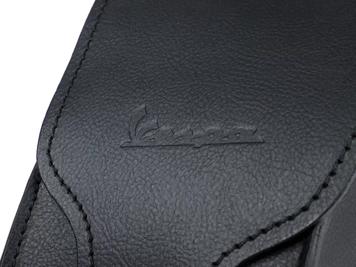 Tunnel bag -PIAGGIO, leather- Vespa GTS/Super - black