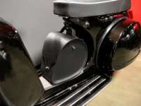 Tunneltasche -PIAGGIO, leder- Vespa PX - zwart