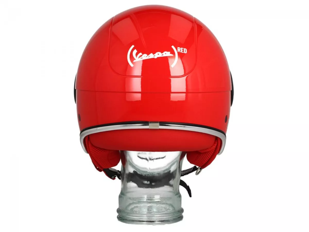 Helm -VESPA VJ1- Helm Jet, (MERAH) Rosso Passione R7 (894) - S (55-56cm)