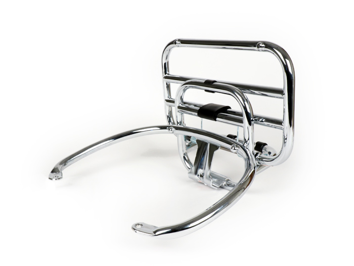 Gepäckträger klappbar hinten -PIAGGIO- Vespa GTS, GTS Super - 125-200-250-300cc - chrom - für GTS/Super Topcase