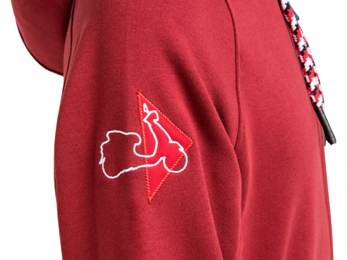 Hoodie -VESPA Modernist- red  L
