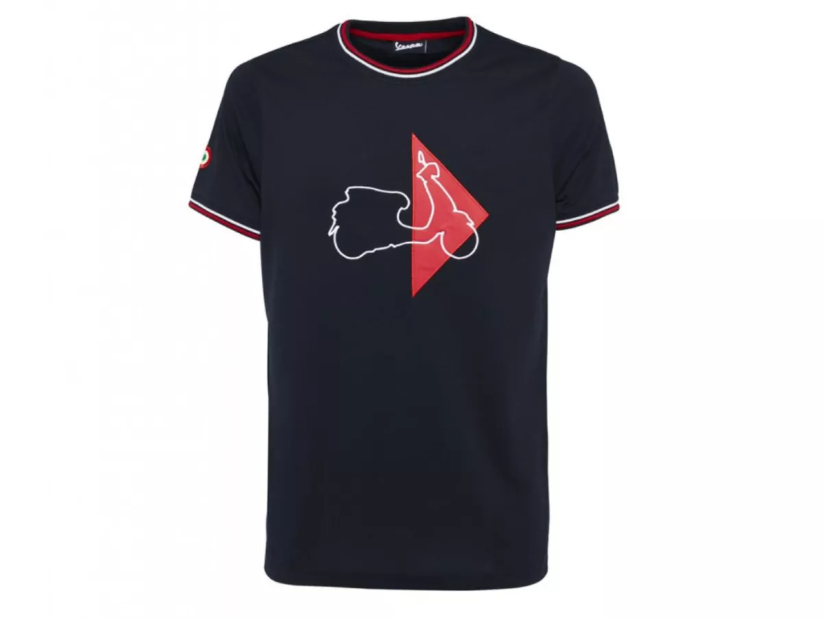 T-shirt -VESPA Modernist- svart - XXL