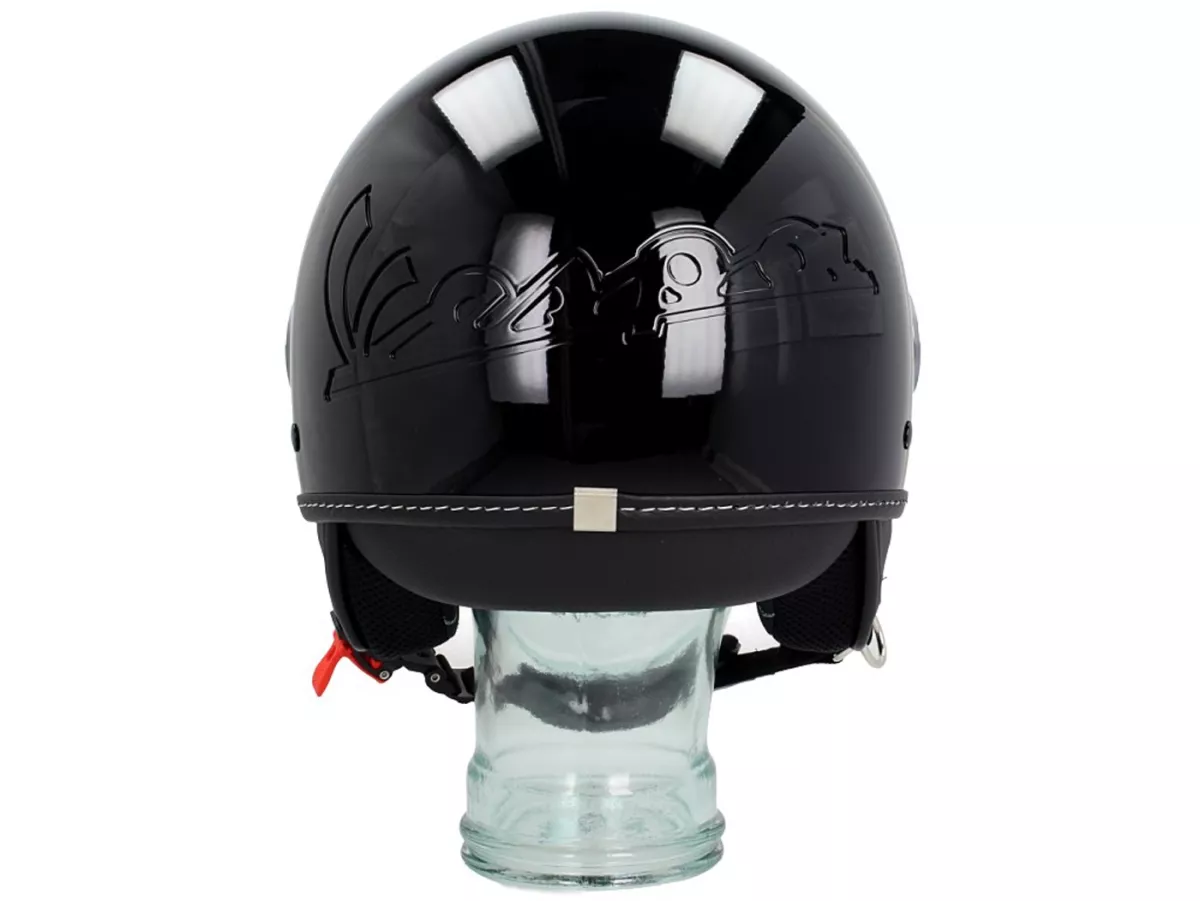 Hjälm -VESPA Visor 3.0- svart lucido (094) XS (52-54cm)