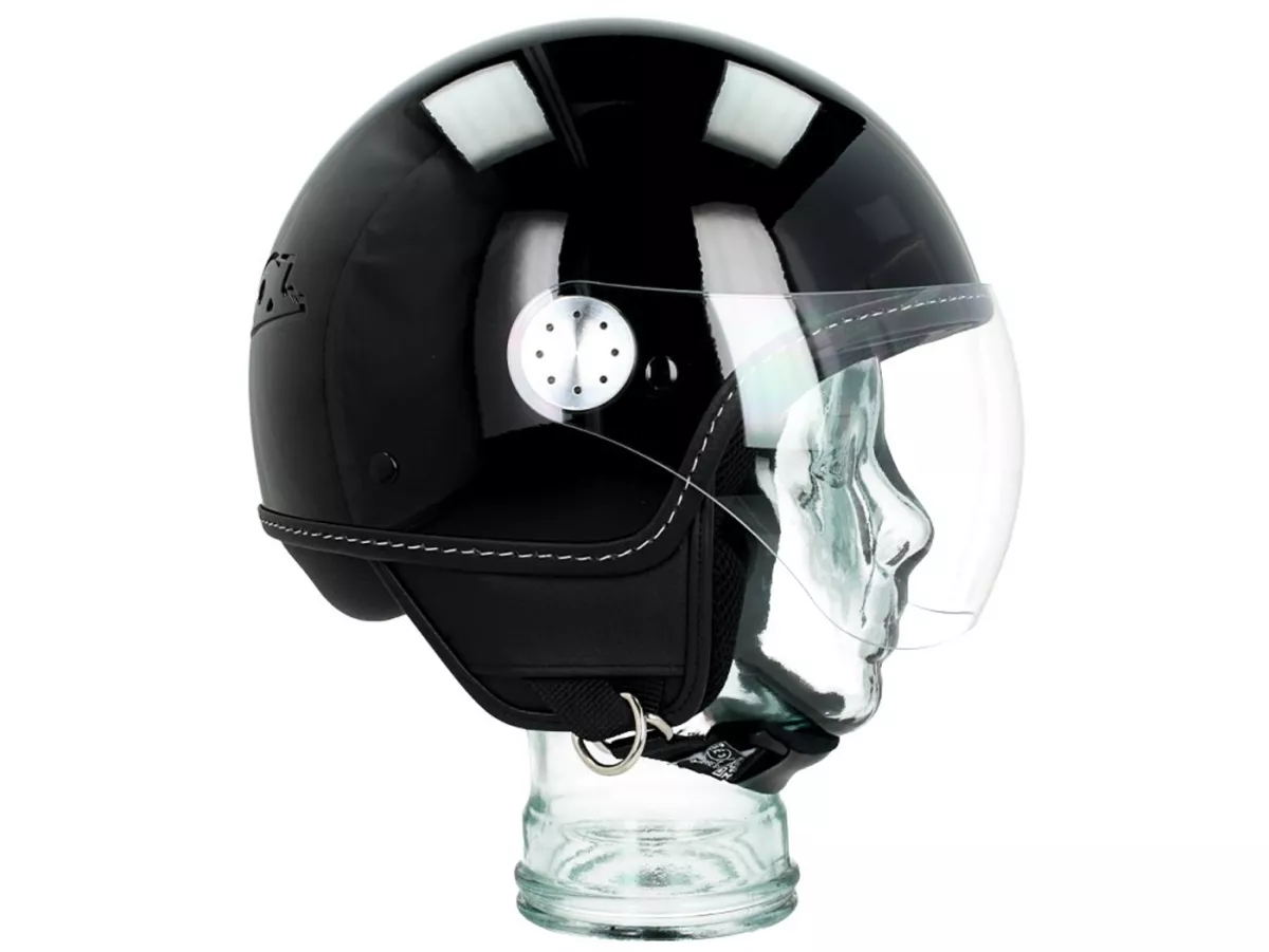 Hjälm -VESPA Visor 3.0- svart lucido (094) XS (52-54cm)