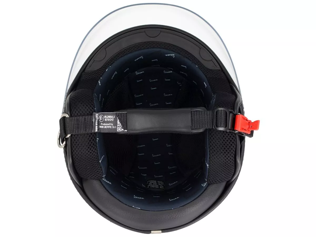 Hjälm -VESPA Visor 3.0- svart lucido (094) XS (52-54cm)