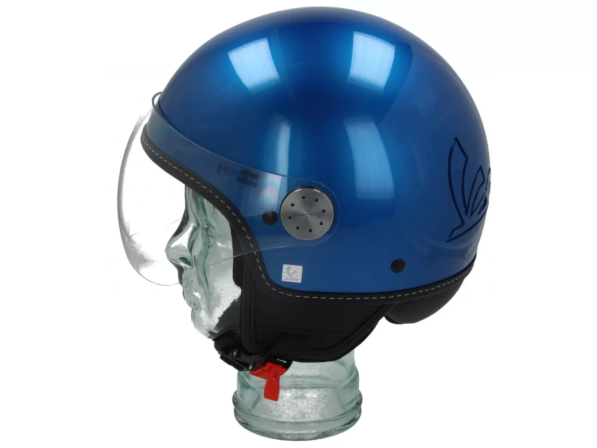 Casco -VESPA Visor 3.0- blu (vivace blu lucido (261/A)) - M (57-58cm)