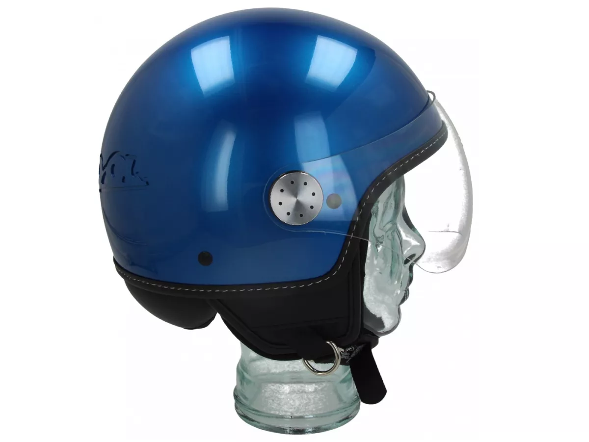 Casco -VESPA Visor 3.0- blu (vivace blu lucido (261/A)) - M (57-58cm)