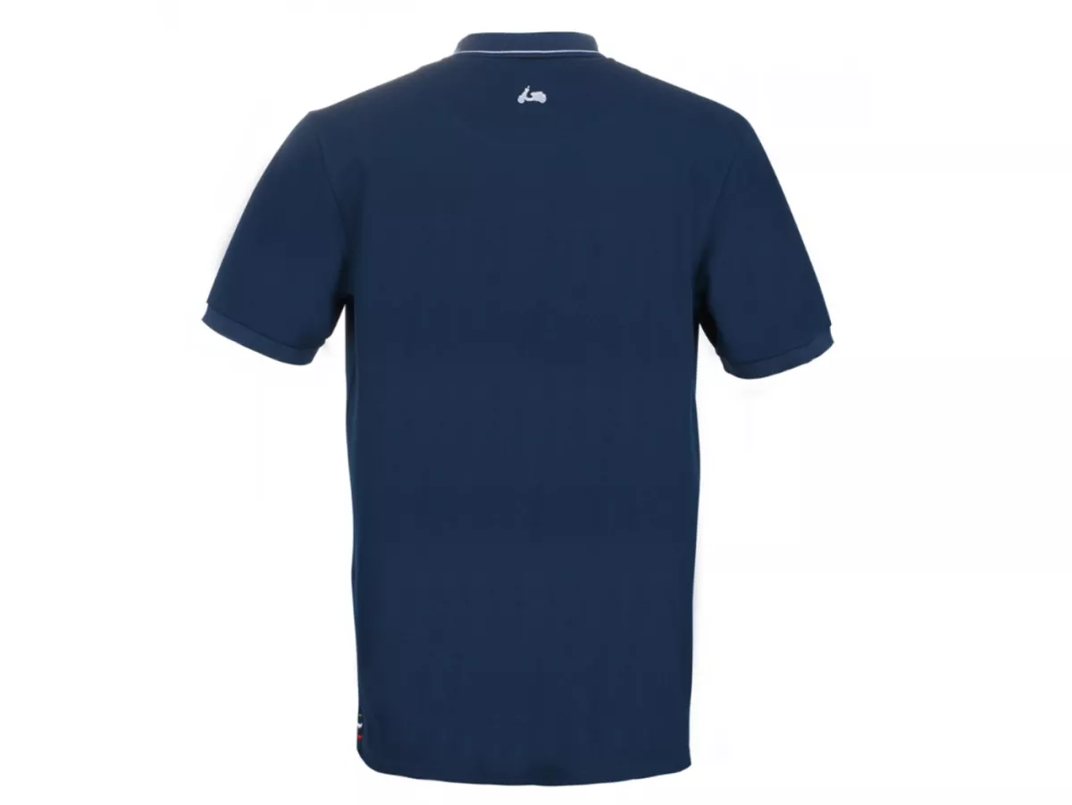 Polo, homme -VESPA Graphic, bleu- S