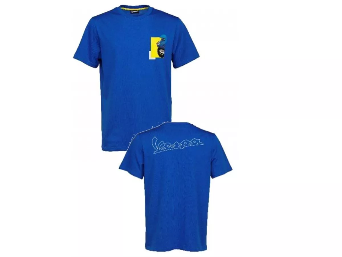 T-shirt -Collezione patrimonio VESPA- blu - S