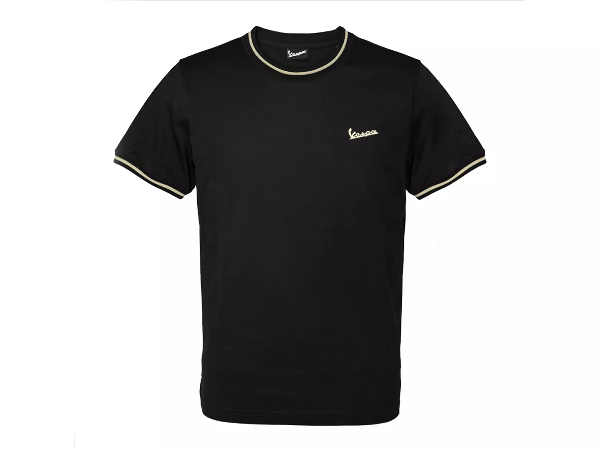 T-shirt -VESPA 75e verjaardag- zwart - XXXL
