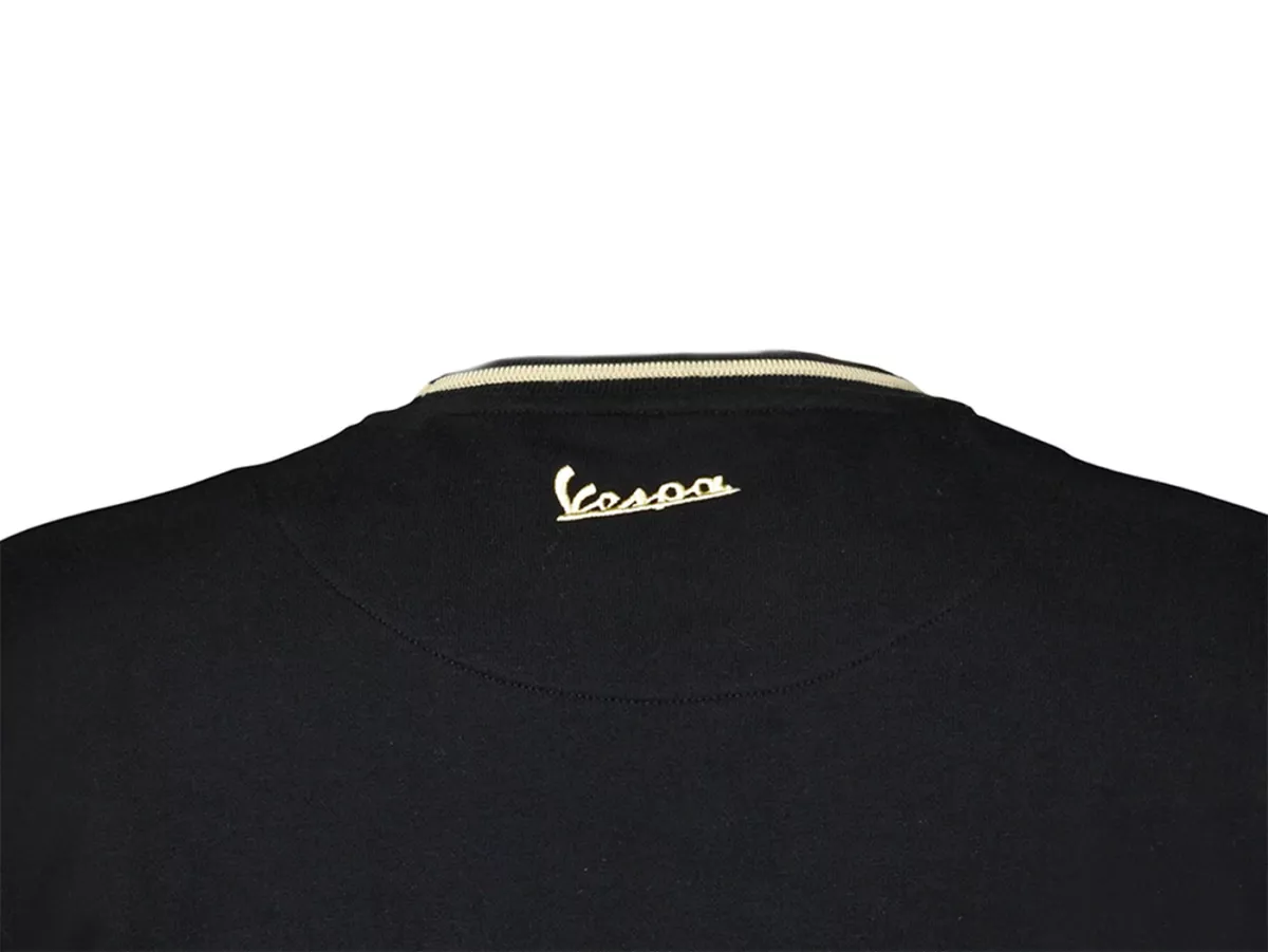Felpa -VESPA 75th Anniversary- nero M