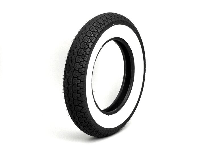 Neumáticos -SAVA/MITAS B14 whitewall- 3.50 - 10 pulgadas TT 51J