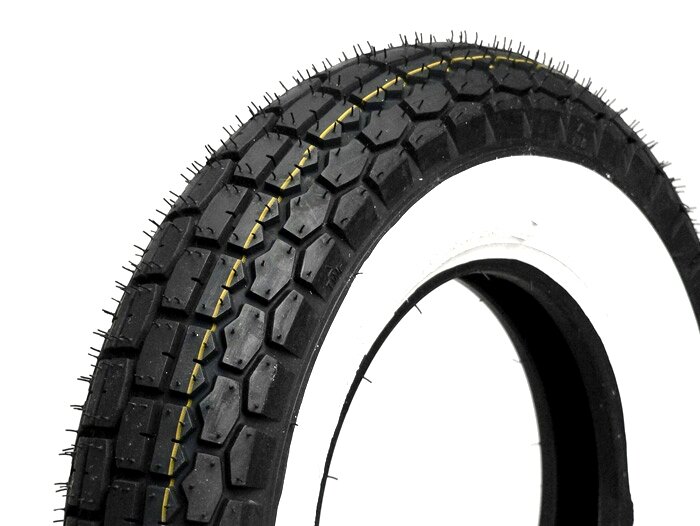 Neumáticos -SAVA/MITAS B13 whiteewall- 3.50 - 8 pulgadas TT 46J